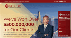 Desktop Screenshot of losangelesproductliabilityfirm.com